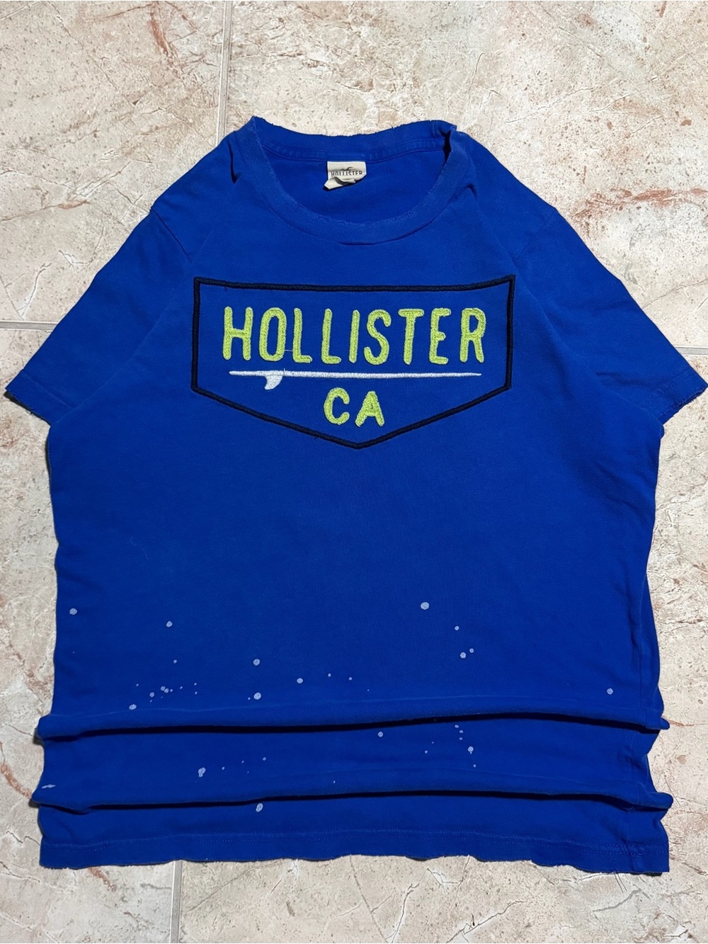 Y2K Hollister Co. blue T-shirt